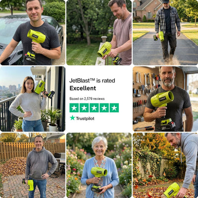 JetBlast™ -Cordless Turbo Jet Blower