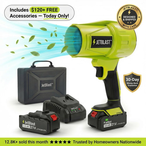 JetBlast™ -Cordless Turbo Jet Blower