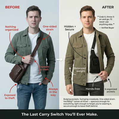VaultBag™ - Premium Leather Shoulder Bag