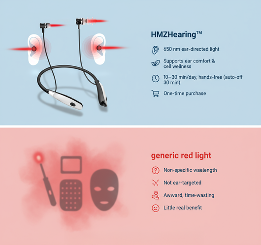 HMZHearing™ — Red Light Therapy For Hearing Restoration