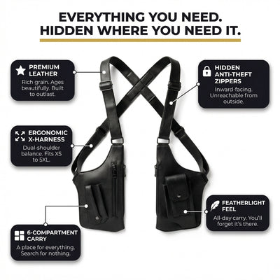 VaultBag™ - Premium Leather Shoulder Bag