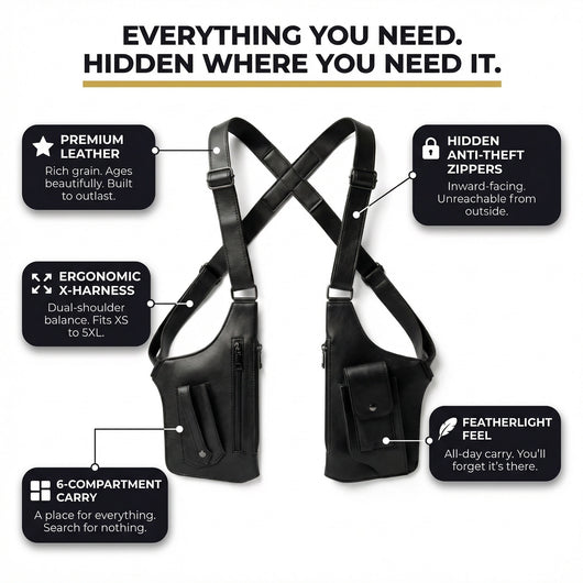 VaultBag™ - Premium Leather Shoulder Bag