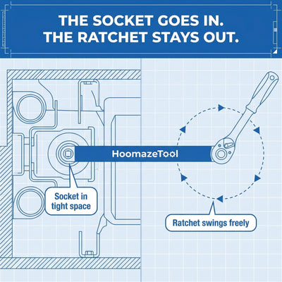 HoomazeTool™ - Offset Extension Wrench