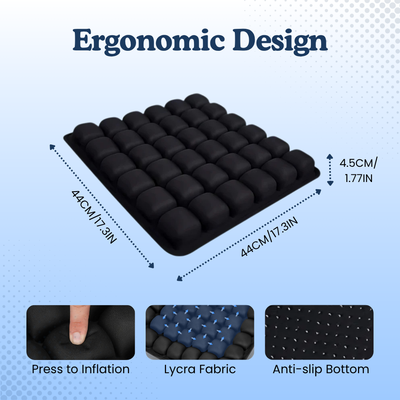 AirSeat™ Dynamic Air-Cell Cushion for Tailbone Pain Relief