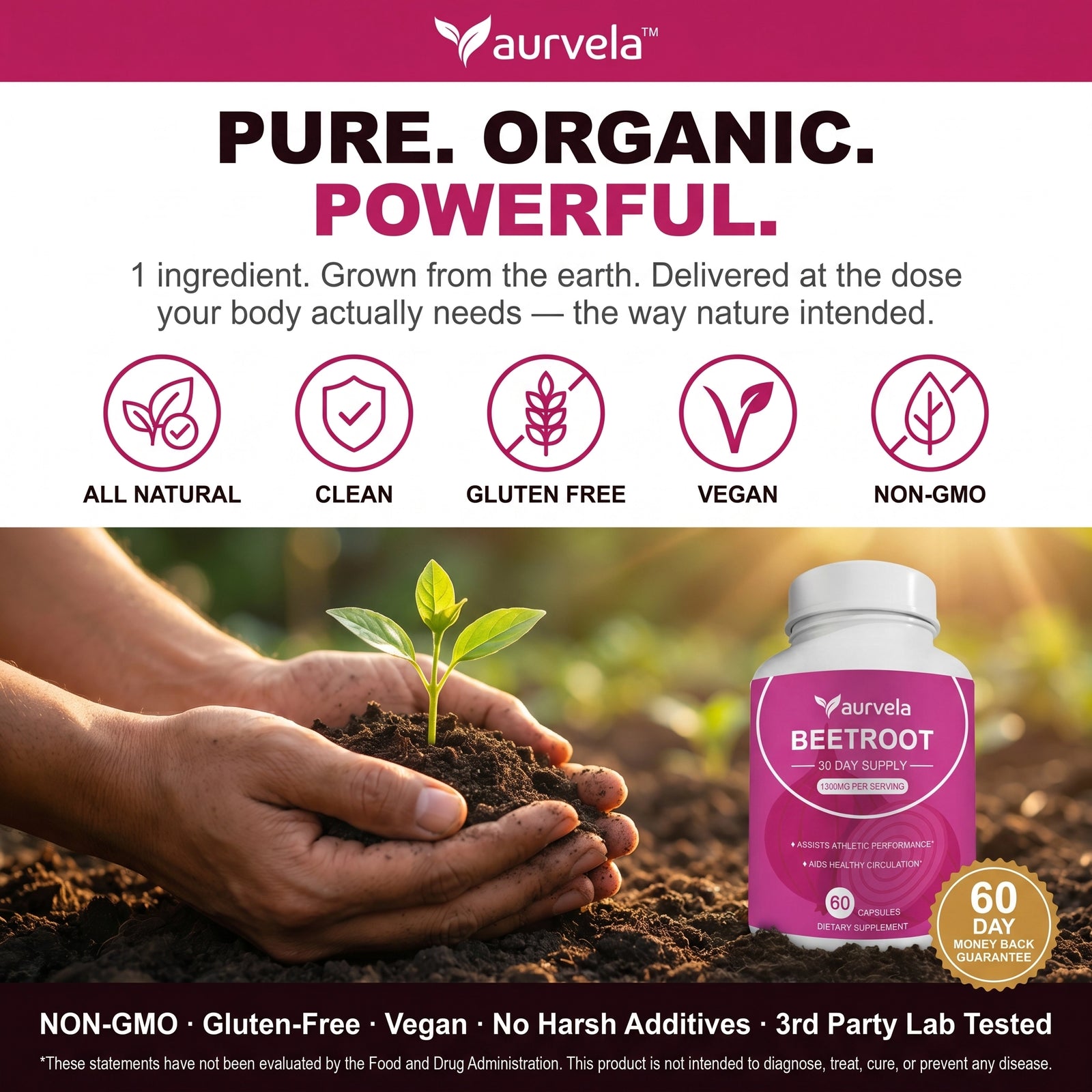 Pure Natural Blood Pressure Support