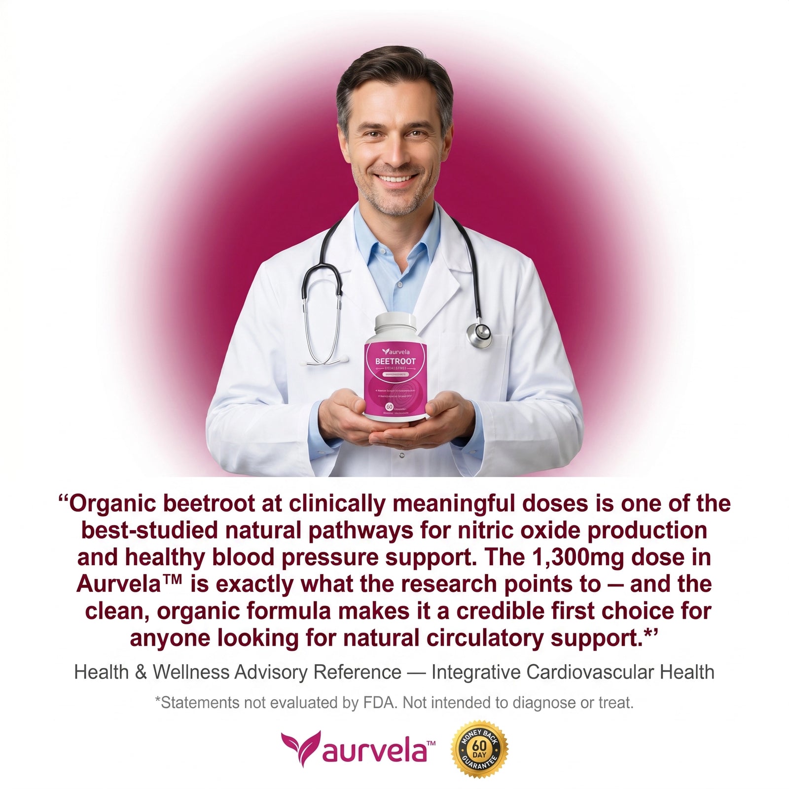 Expert-Recommended Wellness withAurvela™ Beetroot Capsules