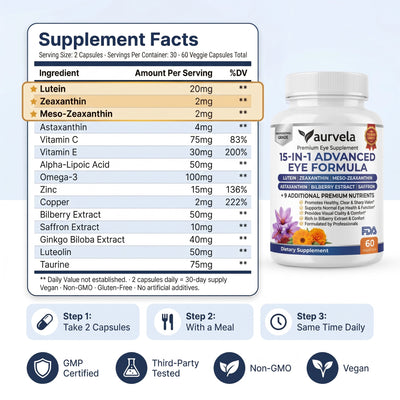 Aurvela™ 15 in 1 Advanced Eye Formula