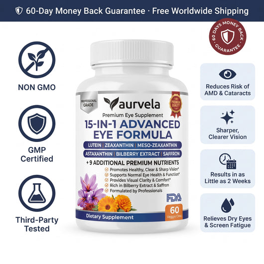 Aurvela™ 15 in 1 Advanced Eye Formula