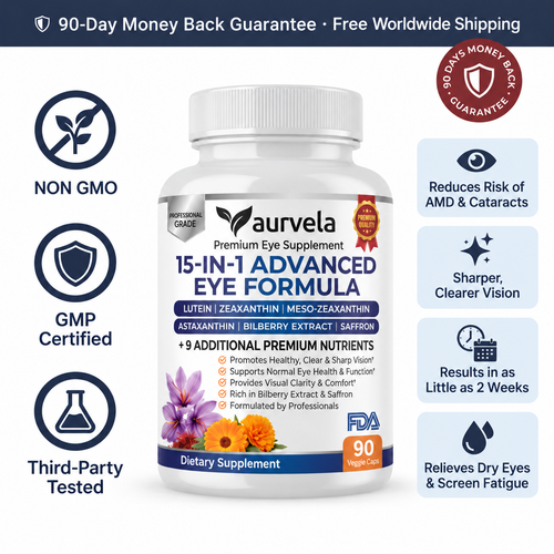 Aurvela™ 15 in 1 Advanced Eye Formula
