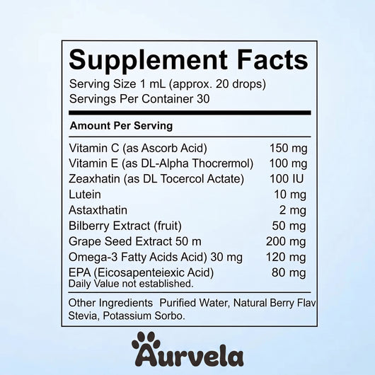 Aurvela™- Clear Vision Drops for Dogs