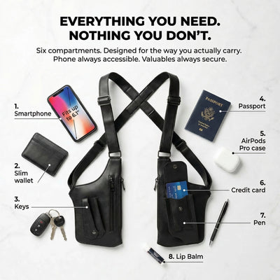 VaultBag™ - Premium Leather Shoulder Bag