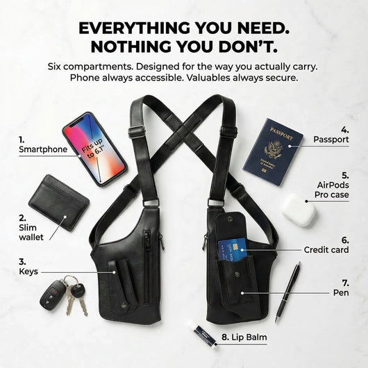 VaultBag™ - Premium Leather Shoulder Bag