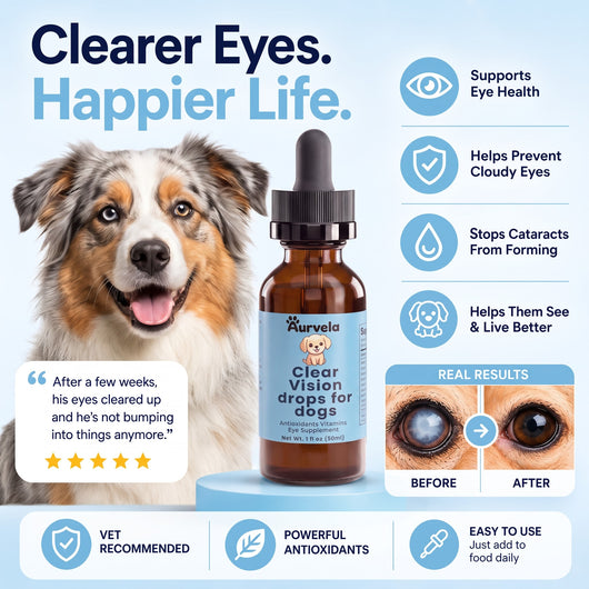 Aurvela™ Clear Vision Drops for Dogs
