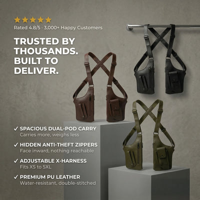 VaultBag™ - Premium Leather Shoulder Bag