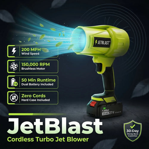 JetBlast™ -Cordless Turbo Jet Blower