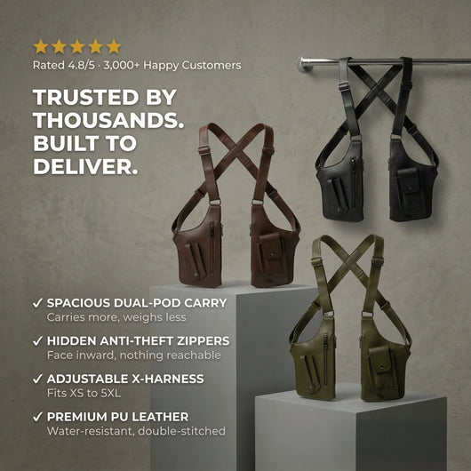 VaultBag™ - Premium Leather Shoulder Bag
